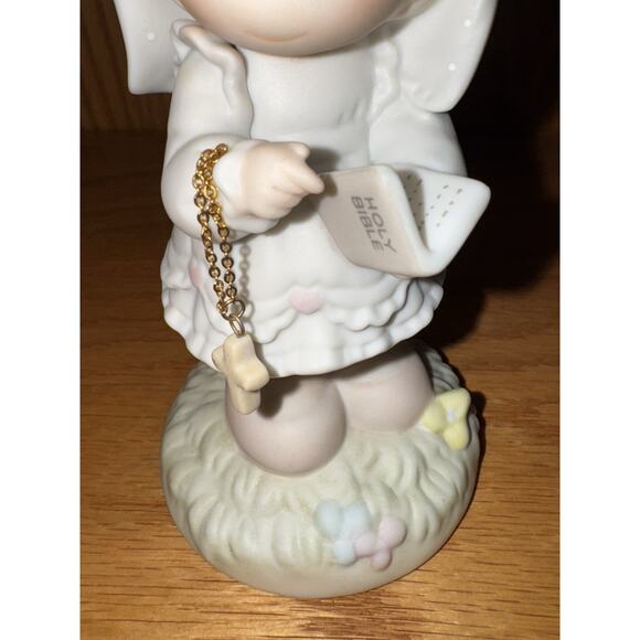 1989 Precious Moments "This Day Made In Heaven" 523496 Confirmation Girl - Picture 5 of 8